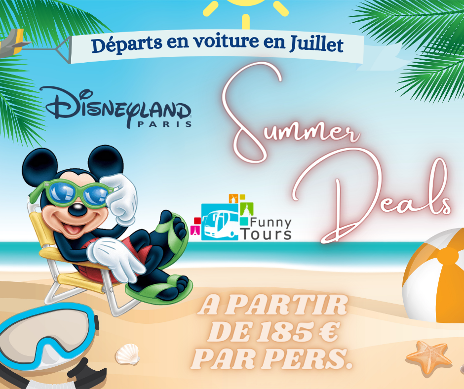Disneyland Paris – SUMMER DEALS en voiture (par vos propres moyens)